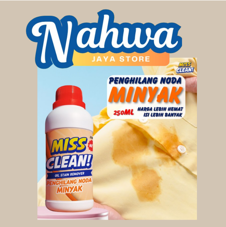 Penghilang Noda Minyak Miss Clean Varian 250ml
