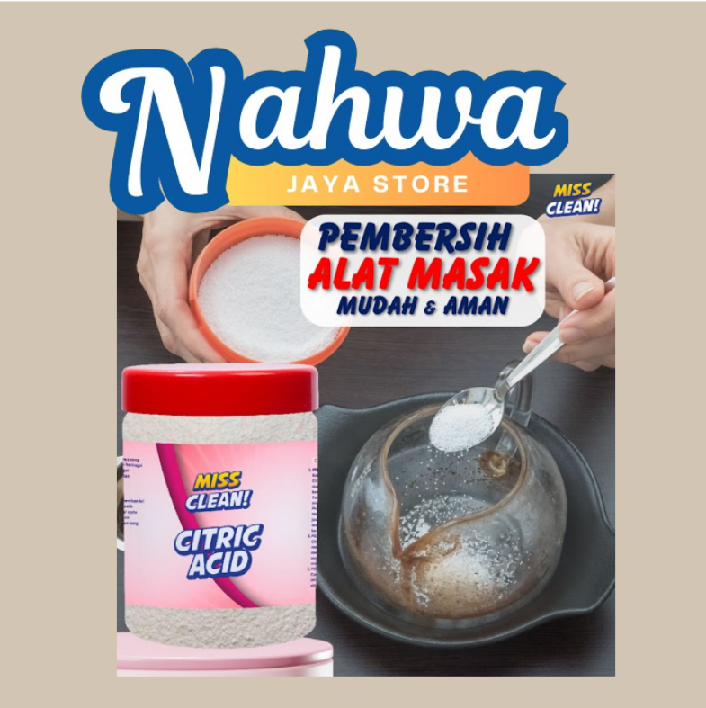 Citric Acid - Pembersih Alat Masak - Miss Clean - Nahwa Jaya Store