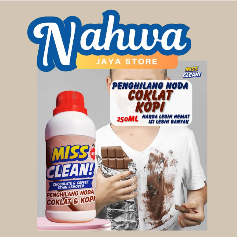 Penghilang Noda Coklat Kopi Miss Clean Varian 250 ml