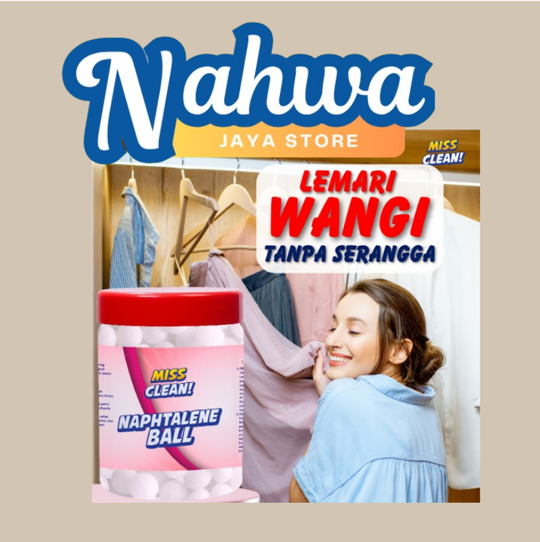 Kapur Barus - Naphtaline Ball - Miss Clean - Nahwa Jaya Store