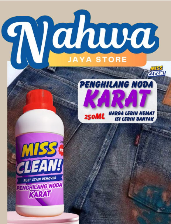 Penghilang Noda Karat Miss Clean varian 250ml